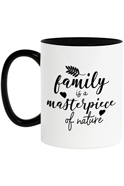 StoryGift Romania Cana cu inimioare si cu mesajul "Family is a masterpiece of...