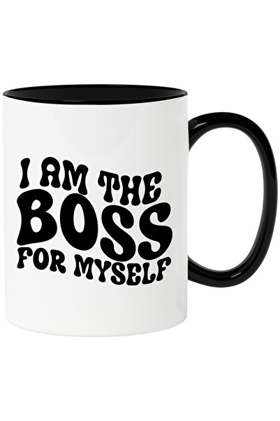 StoryGift Romania Cana cu mesajul "I am the boss for myself" - eu sunt seful ...