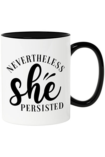 StoryGift Romania Mug for women who insist no matter what with Black Handle, ...