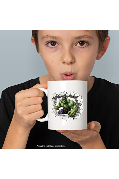 StoryGift Romania Cana Cu Hulk Care Este Nervos, Brate Puternice, Zid, Marvel...
