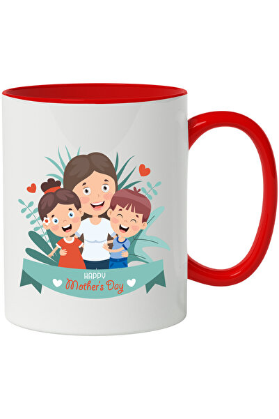 StoryGift Romania Cana Cu Mesaj In Engleza Happy Mother's Day, Mama, Copii, I...