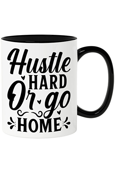 StoryGift Romania Cana cu mesajul "Hustle hard or go home" - munceste din gre...