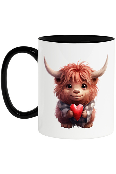 StoryGift Romania Cana cu un zimbru care tine o inima in brate | ilustratie |...