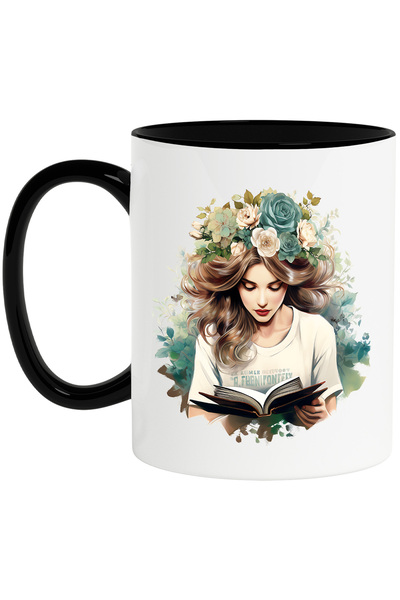 StoryGift Romania Cana cu o fata care citeste o carte, ilustratie, lectura, b...