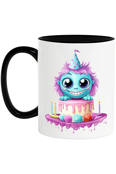 StoryGift Romania Cana cu o creatura in forma de minge | albastra | ilustrati...