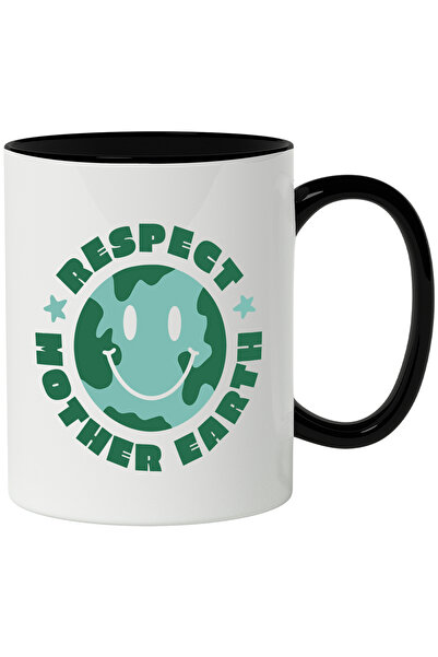 StoryGift Romania Cana Cu Mesaj In Engleza Respect Mother Earth, Planeta, Ste...