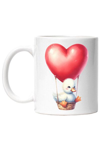 StoryGift Romania Cana cu o ratusca intr-un balon cu aer cald, ilustratie, ca...