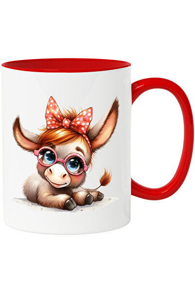 StoryGift Romania Cana cu o magarita cu ochelari | ilustratie | funda | sta c...