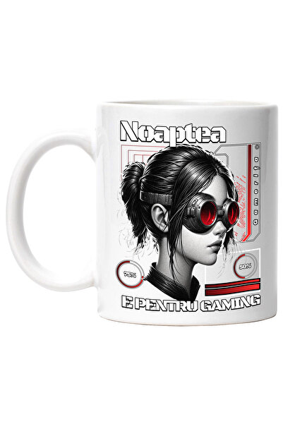 StoryGift Romania Cana Noaptea e pentru gaming fata cu ochelari joc video, 33...