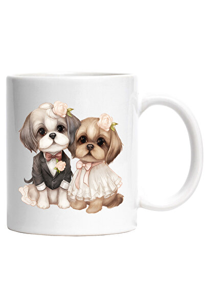 StoryGift Romania Cana cu o catelusa si un catel | ilustratie | fustita | sac...