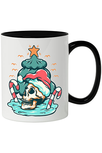 StoryGift Romania Cana Cu Craniu, Iarna, Pom De Craciun, Fes Sarbatori, Multi...