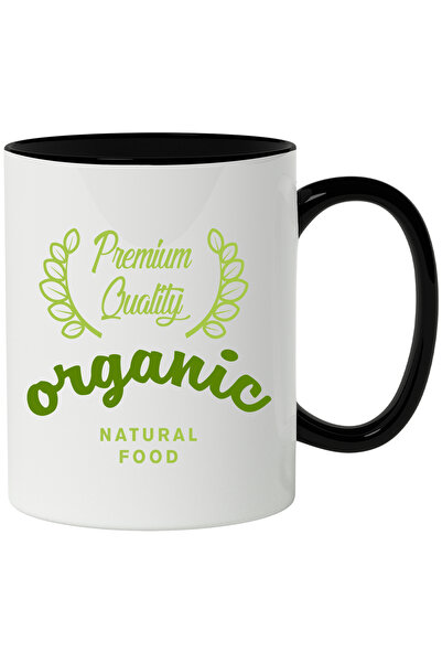 StoryGift Romania Cana Cu Mesaj In Engleza Organic Natural Food, Frunze, Ramu...