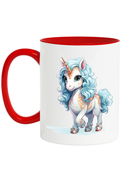 StoryGift Romania Cana cu un unicorn cu simboluri aurii pe corp | ilustratie ...