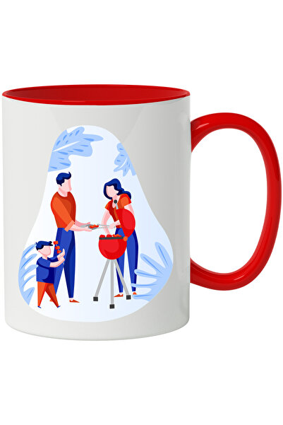 StoryGift Romania Cana Cu Role, Sport, Familie, Copil, Multicolor 330 ml, Cer...