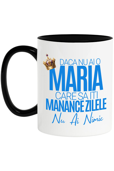StoryGift Romania Cana cu Design Coroana Regala De Rege Text Daca Nu ai O Mar...