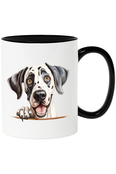 StoryGift Romania Cana cu un caine jucaus | privire surprinsa | ilustratie | ...