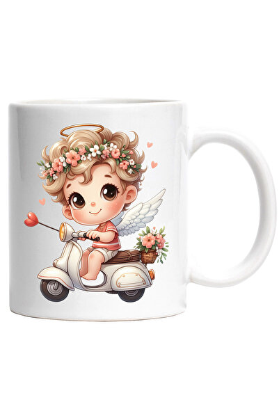 StoryGift Romania Cana cu un bebelus care conduce un scuter | ilustratie | Cu...