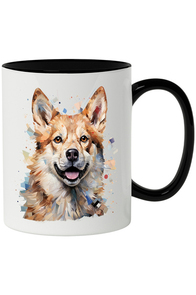 StoryGift Romania Cana Cu Catel, Zambet, Geometric, Iubitori De Animale, Mult...