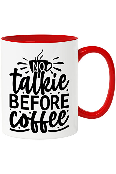 StoryGift Romania Cana cu textul "No talkie before coffee" - fara vorba inain...