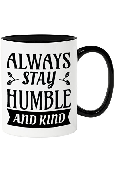 StoryGift Romania Cana cu mesajul in engleza "Always stay humble and kind" - ...
