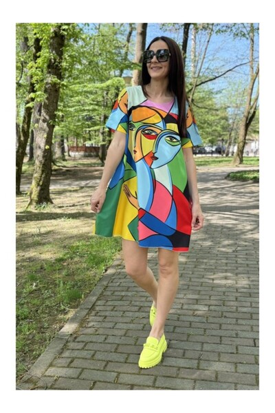 FASHIONLAND ΦΟΡΕΜΑ MIRAGE ΚΟΝΤΟ ΣΕ ΓΡΑΜΜΗ Α ΜΕ ΚΟΝΤΑ ΜΑΝΙΚΙΑ ΜΟΝΑΔΙΚΗ ΜΕΣΗ ΠΟ...