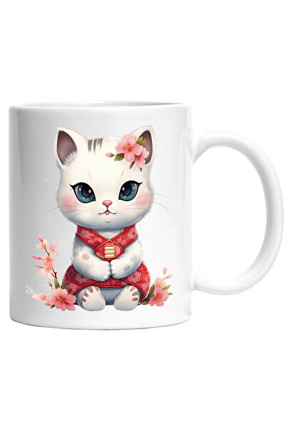 StoryGift Romania Cana cu o pisicuta imbujorata | ilustratie | vestimentatie ...