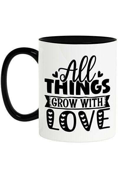 StoryGift Romania Cana cu mesajul "All things grow with love" - toate lucruri...