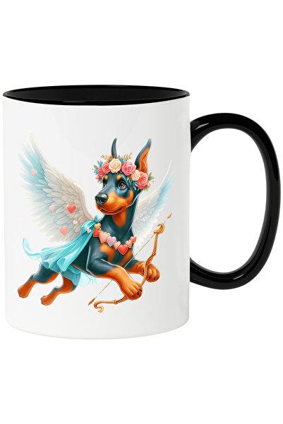 StoryGift Romania Cana cu un catel surpins | ilustratie | Cupidon | trage cu ...