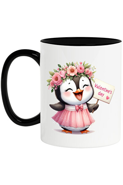 StoryGift Romania Cana cu un pinguin care striga, ilustratie, coroana din flo...