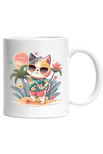 StoryGift Romania Cana cu o pisicuta in vacanta | ilustratie | plaja | la mar...