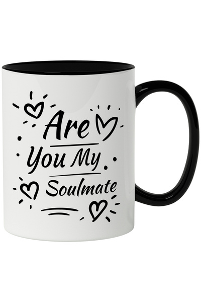 StoryGift Romania Cana Cu Mesaj In Engleza Are You My Soulmate, Inima, Suflet...