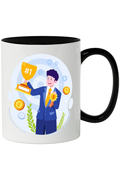 StoryGift Romania Cana Cu Trofeu, Tinta, Panglica, Business, Multicolor 330 m...