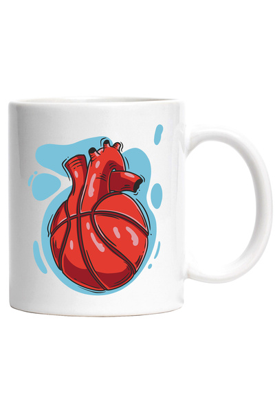 StoryGift Romania Cana Cu Inima, Minge, Basketball, Sport, Ilustratie, Multic...