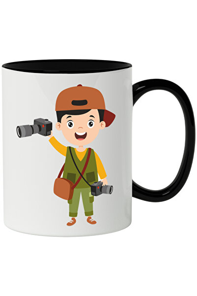 StoryGift Romania Cana Cu Fotograf, Aparat Foto, Obiectiv, Palarie, Geanta, V...