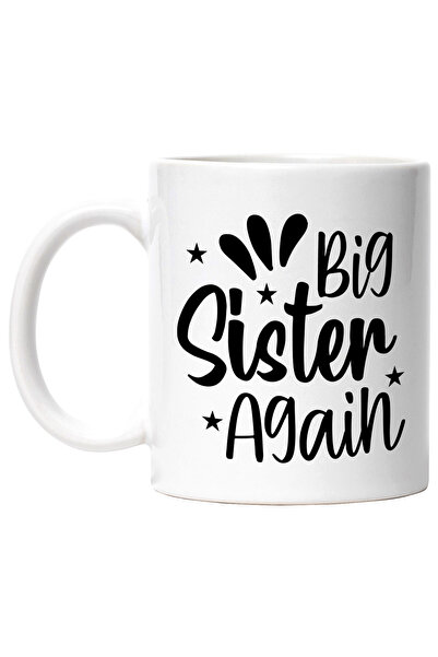 StoryGift Romania Cana cu stelute si textul in engleza "Big sister again" - s...