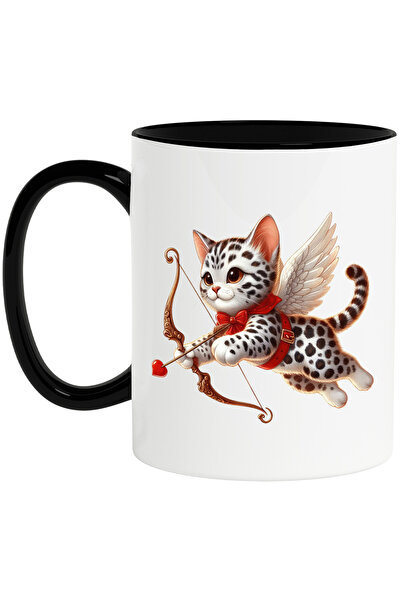 StoryGift Romania Cana cu o pisicuta alba cu buline negre | Cupidon | trage c...