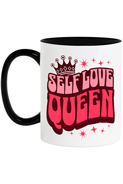 StoryGift Romania Cana cu Mesaj Inspirational Femeie Cu Coroana Text Self Lov...