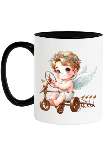 StoryGift Romania Cana cu un bebelus care se plimba cu un "tractoras" care tr...