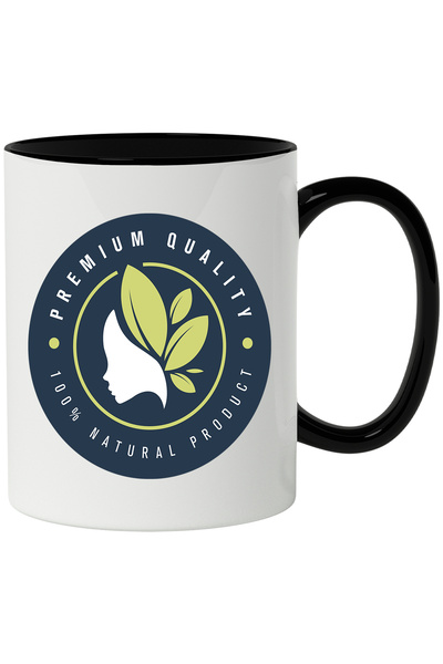 StoryGift Romania Cana Cu Mesaj In Engleza 100% Natural Product, Buline, Frun...