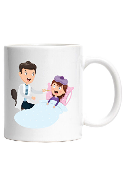 StoryGift Romania Cana Cu Pacient, Doctor, Copil, Pat, Patura, Scaun, Medicam...