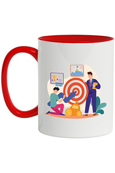 StoryGift Romania Cana Cu Tinta, Target, Trofeu, Clipboard, Multicolor 330 ml...