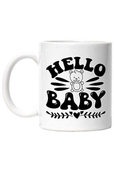 StoryGift Romania Cana cu salut pentru bebelusi si ursulet cu textul in engle...