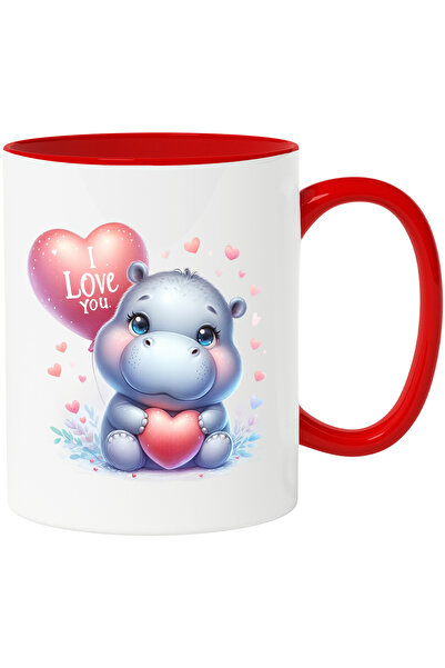 StoryGift Romania Cana cu un pui de hipopotam timid | ilustratie | animalut s...