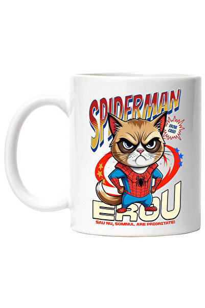 StoryGift Romania Cana cu Pisica Morocănoasă / Grumpy Cat Pisica In Costum de...