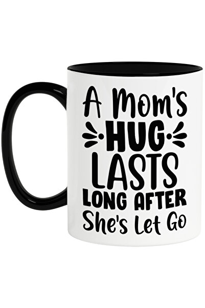 StoryGift Romania Cana cu textul "A mom's hug lasts long after she's let go" ...