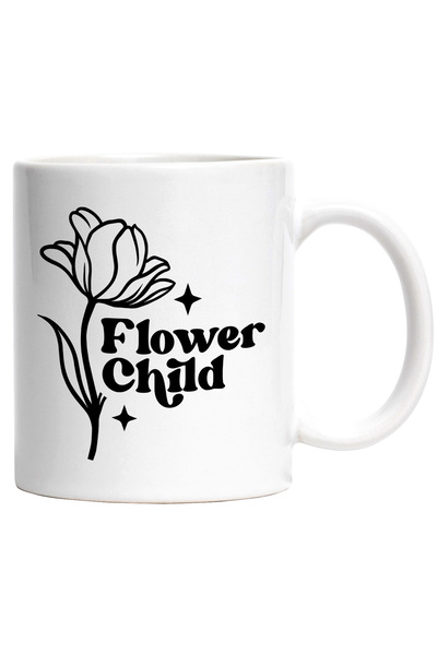 StoryGift Romania Cana Cu Text Flower Child, Flori, Copil, Floral,Ceramica, 3...