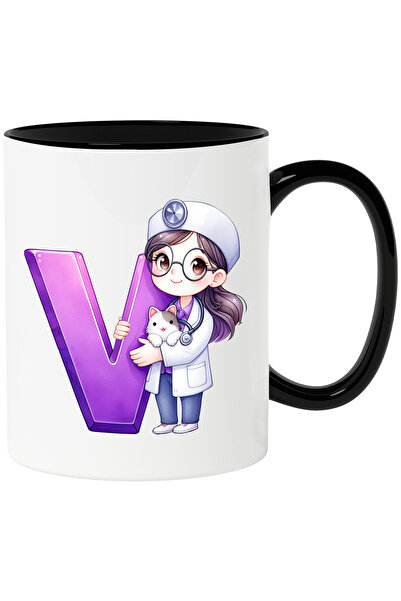 StoryGift Romania Cana cu o doctorita veterinara | ilustratie | tine litera "...