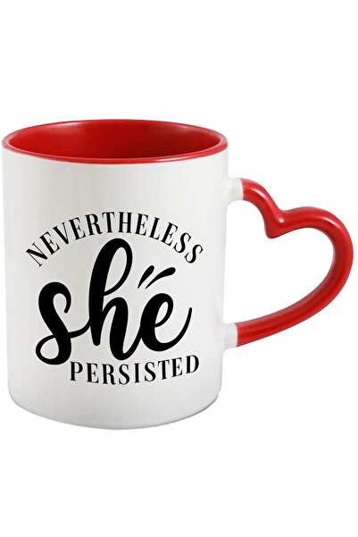 StoryGift Romania Mug for women who insist no matter what with Red Heart Hand...