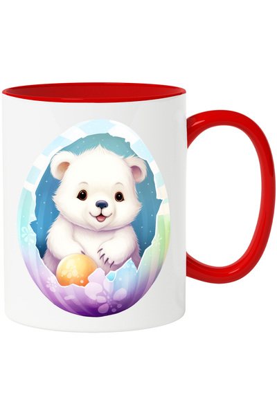 StoryGift Romania Cana cu un urs polar care iese dintr-un ou spart | ilustrat...