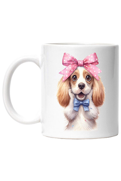 StoryGift Romania Cana cu un catel uimit, ilustratie, funda, speriat, incanta...